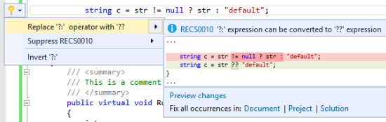 conditional ternary to null coalescing
