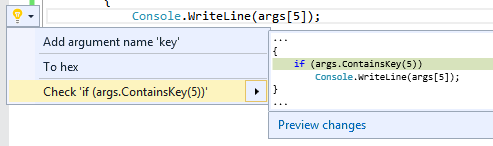 Parameter checking